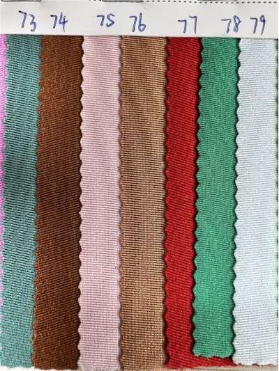 DG-BT recycled polyester glossy Lycra Composition: 82% recycled polyester 18% spandex Weight: 180g/㎡ detail view-8